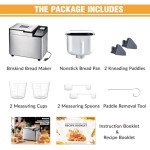 Briskind 2lb Bread Maker with Nonstick Pan