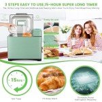 2.2LB Bread Maker with Dual Heaters & Timer