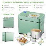 2.2LB Bread Maker with Dual Heaters & Timer