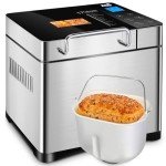 KBS 17-in-1 Stainless Steel Bread Maker, 2LB