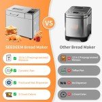 16-in-1 Stainless Steel Bread Maker Machine
