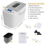 Automatic 3LB Bread Maker with Gluten Free Options