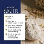 PuroRaw Dark Rye Flour for Bread Machines, 2lbs