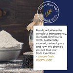 PuroRaw Dark Rye Flour for Bread Machines, 2lbs