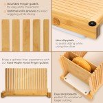 Homemade Bread Slicer - Adjustable Thickness Guide