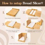 Homemade Bread Slicer - Adjustable Thickness Guide