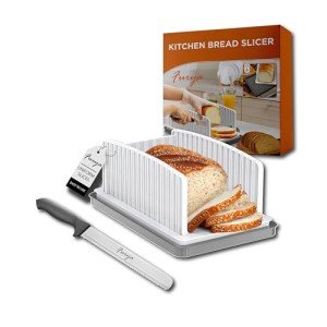 FURYA 2-in-1 Adjustable Bread Slicer and Knife