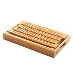 Adjustable Bamboo Bread Slicer with Crumb Tray