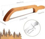 Alimtee 16" Wooden Serrated Bread Knife