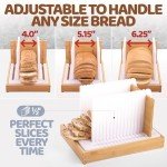 Adjustable Bread Slicer with Crumb Tray – 3 Sizes