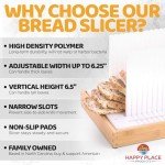 Adjustable Bread Slicer with Crumb Tray – 3 Sizes