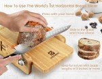 Piklohas Horizontal Bread Slicer with Crumb Tray