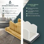 Mama Bear Bamboo Bread Slicer with Crumb Tray