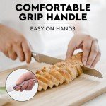 Zulay Kitchen Ultra Sharp Serrated Bread Knife