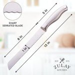 Zulay Kitchen Ultra Sharp Serrated Bread Knife