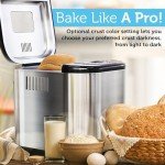 Automatic Bread Maker with 15 Programs & Yogurt Function