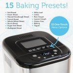 Automatic Bread Maker with 15 Programs & Yogurt Function