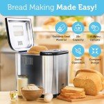 Automatic Bread Maker with 15 Programs & Yogurt Function