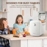 Compact 22-in-1 Automatic Bread Maker Machine