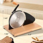 Classic Manual Hand Crank Bread Slicer