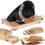 Versatile Manual Bread Slicer with Adjustable Width