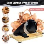 Versatile Manual Bread Slicer with Adjustable Width