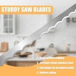 Wooden Bread Slicer with Serrated Stainless Steel Blade