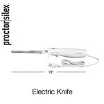 Proctor Silex Easy Slice Electric Knife - White