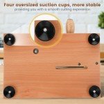 Classic Hand Crank Bread Slicer in White