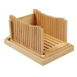 Adjustable Bread Slicer with Cutting Board and Bagel Cutter