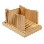 Adjustable Bread Slicer with Cutting Board and Bagel Cutter
