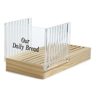 Norpro Bread Slicer with Crumb Catcher, Brown