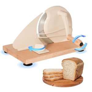 Classic Manual Crank Bread Slicer for Home Baking