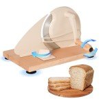 Classic Manual Crank Bread Slicer for Home Baking