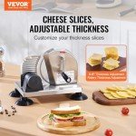 VEVOR Adjustable Manual Bread Slicer with Stainless Blade