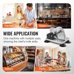 VEVOR Adjustable Manual Bread Slicer with Stainless Blade