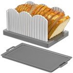 Adjustable Bread Slicer with Crumb Tray - Gray