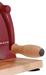 Zassenhaus Classic Hand Crank Bread Slicer, Red