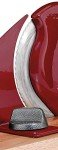 Zassenhaus Classic Hand Crank Bread Slicer, Red