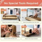 Darmate Adjustable Bread Slicer with Knife