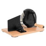 Manual Bread Slicer with Hand Crank Adjustable Thickness