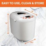 MasterChef Programmable 2-Pound Bread Maker with Recipes