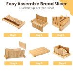 New York Bread Slicer with Crumb Tray & Bags