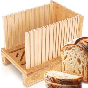 Mama's Bamboo Bread Slicer - Adjustable & Eco-Friendly
