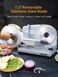 200W Electric Food Slicer for Meat, Cheese, Bread