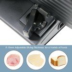 Electric Deli Meat Slicer with Adjustable Thickness