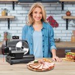 Electric Deli Meat Slicer with Adjustable Thickness