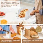 Foldable Bread Slicer with Removable Cutting Board