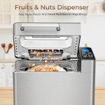 EUHOMY 2LB Bread Maker with 13 Programs