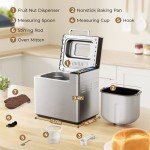EUHOMY 2LB Bread Maker with 13 Programs